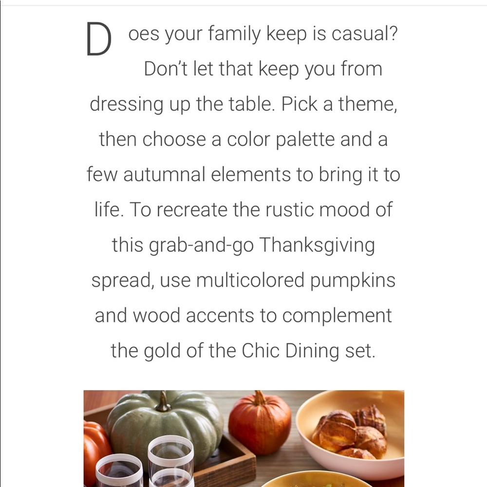 Tupperware Gold Chic Dining Set - Picture 8 of 8